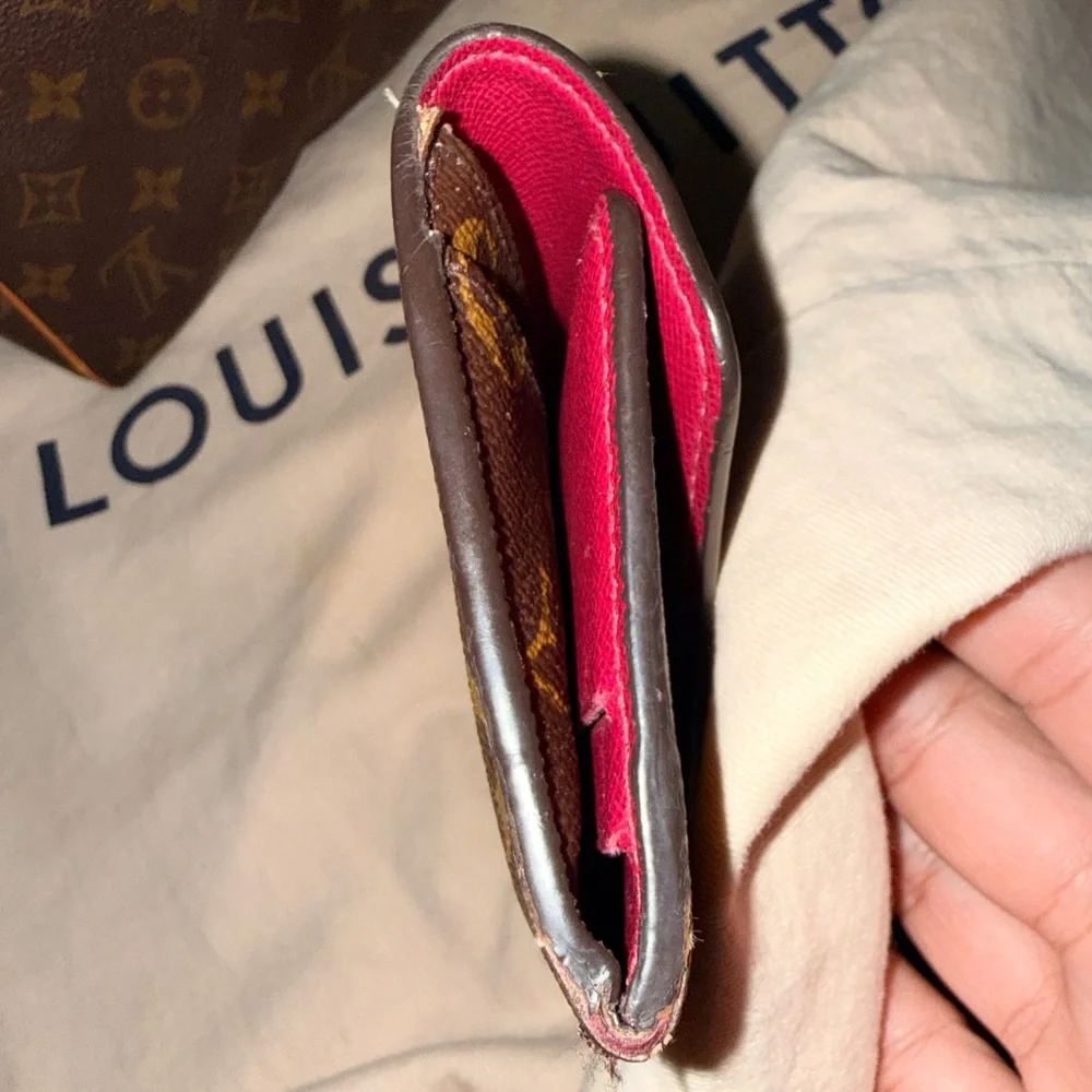 Louis Vuitton Brown and tan wallet